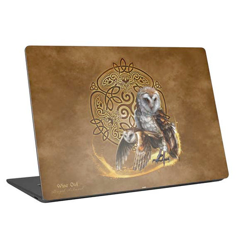 Brigid Ashwood Owl Celtic Knot Universal Laptop 15in (12.2 x 8.8in) Skin